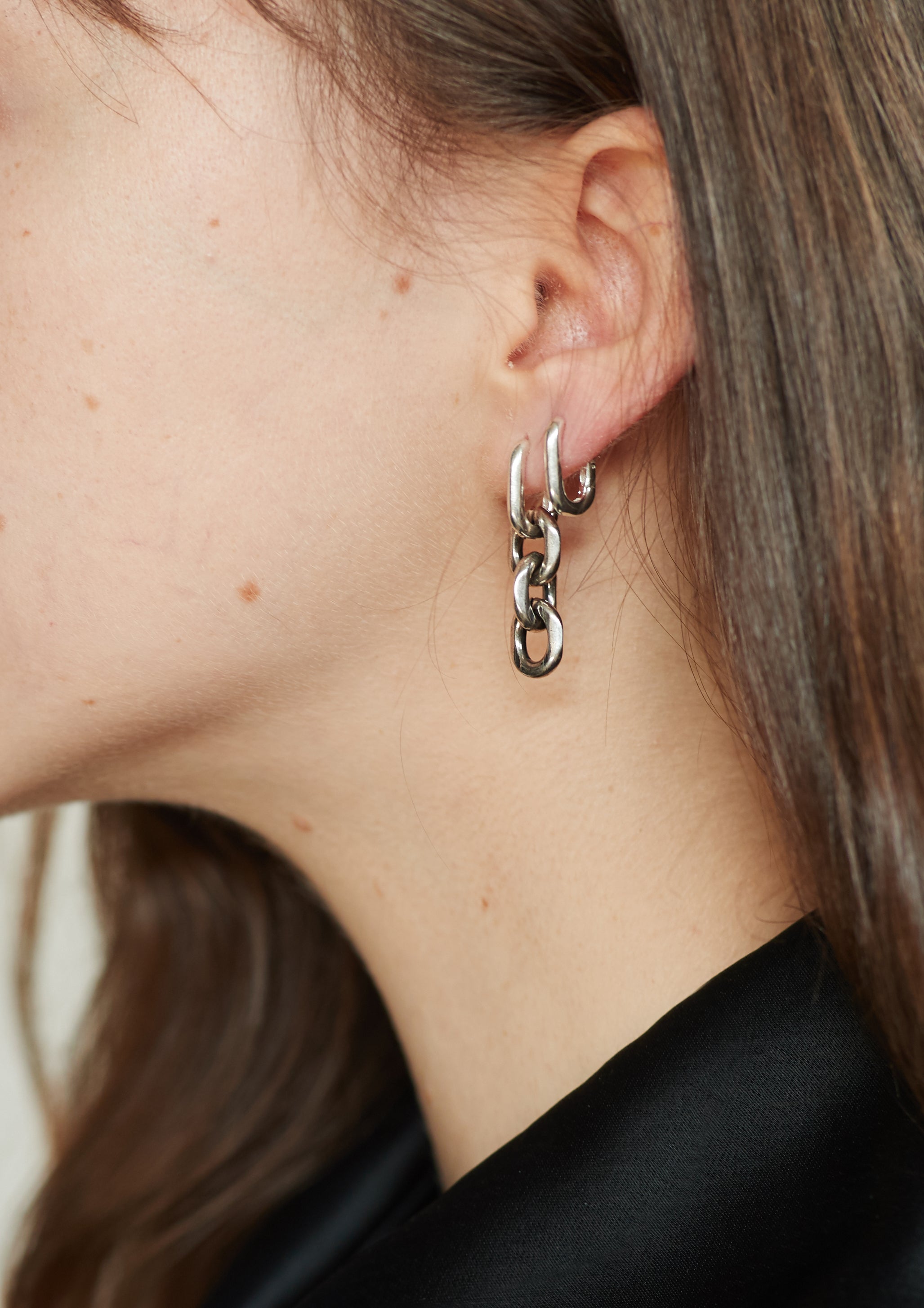 silver QUADRO  earrings