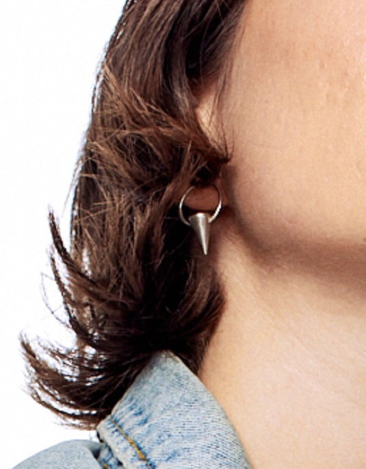 silver CHEN earring