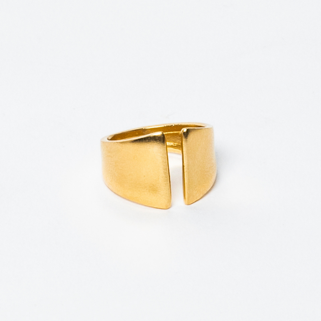 small gold   KATHY   ring