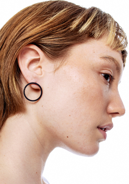 black POLLY XL earrings